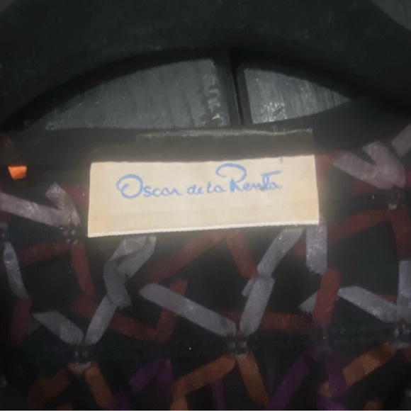 Vintage Oscar De La Renta Colorful Confetti Batwing Jacket RARE - Picture 3 of 5